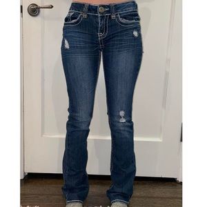 y2k Hydraulic low waisted bell bottom jeans